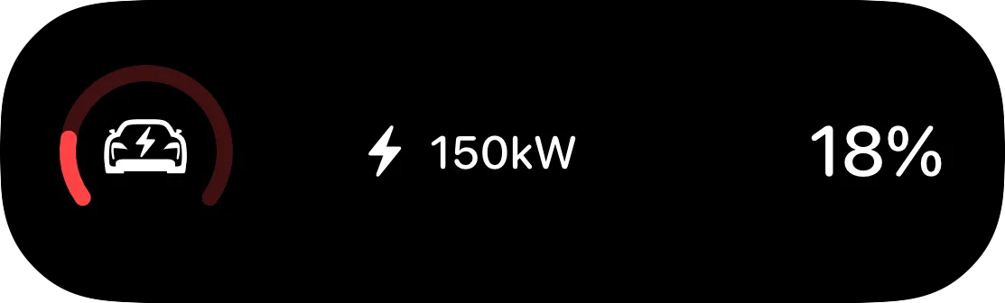 Fast charging: the Dynamic Island, expanded